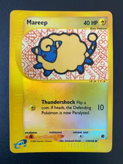 POKEMON MAREEP REVERSE HOLO FOIL 119/165 EXPEDITION ENGLISH NM - Image 1