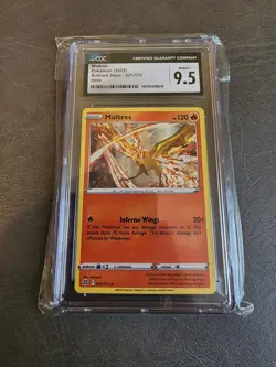 2022 Pokemon Moltres Holo Brilliant Stars 021/172 - CGC 9.5 - Image 1
