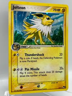 Jolteon 3/17 Pop Series 3 Holo Rare Promo 2006 Vintage Pokemon TCG Card - Image 2