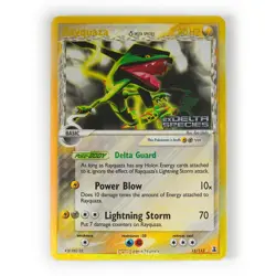 Pokemon - Rayquaza δ - Stamped - 13/113 - EX Delta Species - Rare Card - Played - Image 1