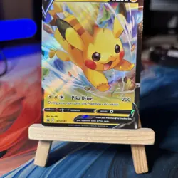 Pokemon TCG: Pikachu V SWSH285 Crown Zenith Sword & Shield Black Star Promo - NM - Image 3