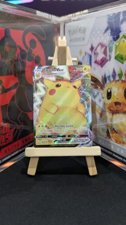 Pokemon TCG Pikachu VMAX Vivid Voltage Ultra Rare Card 044/185 NM Condition - Image 1