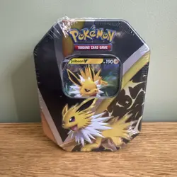 Pokemon TCG: Eevee Evolutions Tin - Jolteon V - New Factory Sealed - Image 1