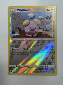 Pokemon TCG Whismur Sm-Celestial Storm 117/168 Reverse Holo Common Basic 70HP 40 - Image 1