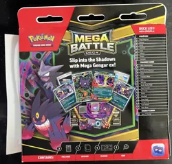 Pokemon TCG Mega Gengar ex Mega Battle Deck (Opened, No Promo) - Image 2
