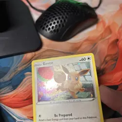 Pokemon Card Eevee SWSH212 Black Star Promo Sword & Shield Holo Rare - Image 5