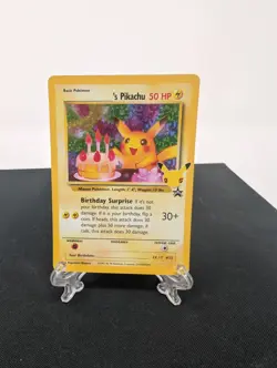 Birthday Pikachu Black Star Promo Celebrations 25th Anniversary Pokemon - Image 1