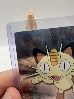 Meowth #52 Topps TV Animation Edition Blue Logo Holo Pokemon Card - LP/MP - Image 5