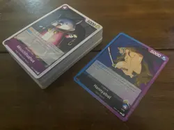 Hannyable Purple Blue Impel DownOP12 Complete Deck - One Piece TCG Ready To Play - Image 1