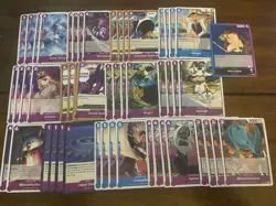 Hannyable Purple Blue Impel DownOP12 Complete Deck - One Piece TCG Ready To Play - Image 2