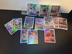 OP14 SR Lot Of 13: Mr.2.SR, Nami SR, Vivi SR One Piece Azure Sea's Seven English - Image 1