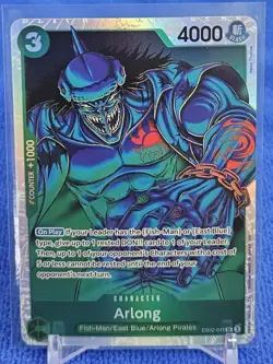 One Piece TCG English Arlong SR Foil Card EB02-011 NM - Image 1