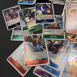 One Piece TCG OP04 Englisch- Uber 150 Karten Davon 25 Holo Leader R Oder SR NM - Image 3