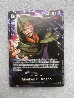 Namco One Piece CCG Monkey.D.Dragon OP12-094 Legacy Master Alt Art Foil SR - Image 1