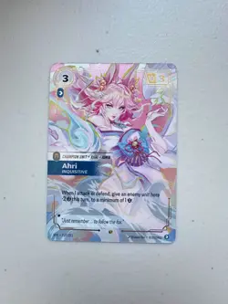 Ahri Inquisitive Spiritforged English Overnumbered 227/221 - Image 1