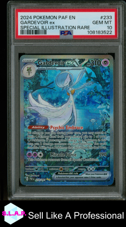 GARDEVOIR EX POKEMON 233 2024 PALDEAN FATES GEM MINT ENGLISH PSA 10 - Image 1