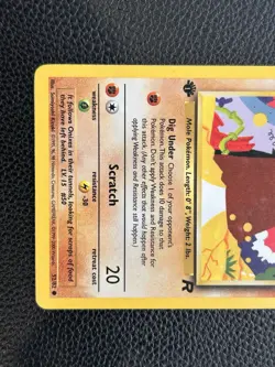 1st Edition Diglett 52/82 - Team Rocket - Pokemon Card - Near Mint (NM) - Image 3