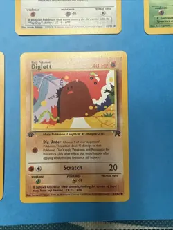 1st Edition Diglett 52/82 - Team Rocket - Pokemon Card - Near Mint (NM) - Image 1