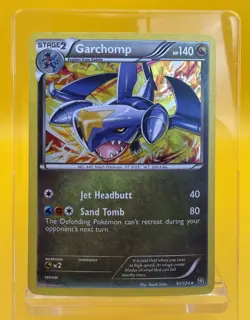 Garchomp 91/124 Cracked Ice Holo Rare (Deck Exclusives) Pokemon Card 2012 LP - Image 1