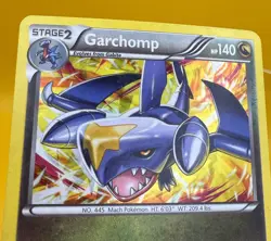 Garchomp 91/124 Cracked Ice Holo Rare (Deck Exclusives) Pokemon Card 2012 LP - Image 4