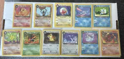 Pokemon TCG Team Rocket Unlimited Dark Lot of 11 cards - Most NM - Image 1