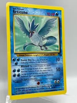 Articuno 17/62 Fossil Unlimited Non Holo Rare WotC 1999 Vintage Pokemon TCG Card - Image 2