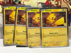 Pikachu (Pokemon Day 2026) 051/162 Miscellaneous Cards & Products Holo x4 - Image 1