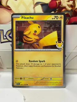 Pikachu (Pokemon Day 2026) 051/162 Miscellaneous Cards & Products Holo x4 - Image 2