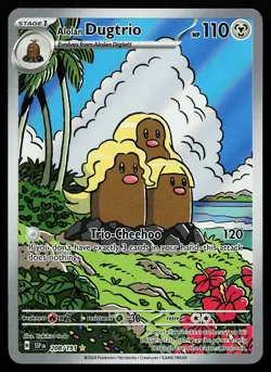 Alolan Dugtrio 208/191 Holo Illustration Rare Surging Sparks Pokemon Card - Image 1