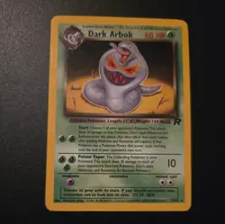 Dark Arbok Card 19/82 Non-Holo Rare, Team Rocket Series Pokemon Nintendo TCG NM - Image 1