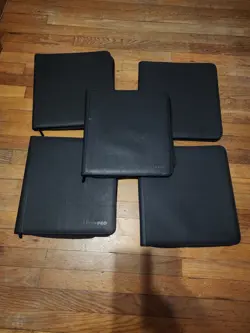 Lot of 5 Ultra Pro-12 Pocket Zippered Pro Binder 480 Cards - Lightly Used - Image 1