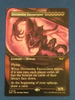 Doomsday Excruciator Duskmourn Borderless - NM - Image 1