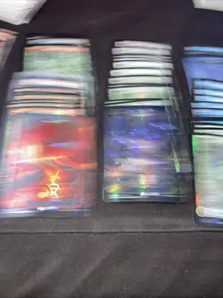 100 FOIL Basic Lands - MTG Magic - 20 Swamp, Mountain, Forest, Plains, Island - Image 3