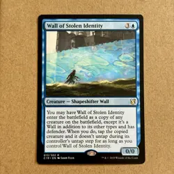MTG ~ Wall of Stolen Identity ~ C19 Commander 2019 ~ #013 Rare ~ English ~ M/NM - Image 1