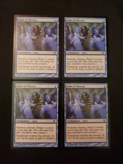 4x Robe of Mirrors Core Set 10th Edition NM Pauper Magic the Gathering x4 Mtg - Image 1