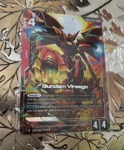 Gundam Card Game Gundam Virsago GD02-037 LR+ Duel Impact GD02 - Image 1
