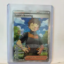 2025 Pokemon Journey Together Brock's Scouting #179/159 - Image 1