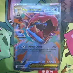 Pokemon TCG Mega Feraligatr Ex 043/217 Ascended Heroes Mint Condition - Image 1