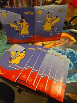 Sealed New Lot x 11 Pokemon TCG McDonald's 2021 Pack Pikachu 25th Anniversary - Image 2