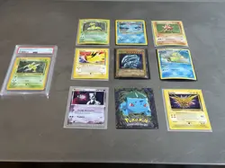 Lot Of 10 Vintage Pokemon Cards / Rare / PSA Graded / Mewtwo Ex - Image 2