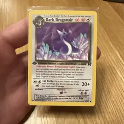 Pokemon Card Dark Dragonair Team Rocket 1st Edition Uncommon 33/82 Near Mint - Image 1