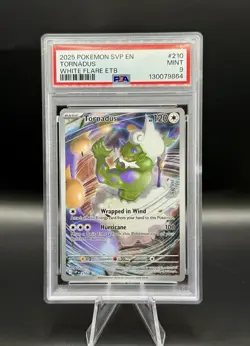 PSA 9 Tornadus Black Star Promo #210 Pokemon White Flare 2025 ENGLISH - Image 1