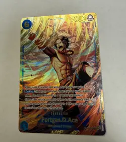 One Piece Card Game Portgas D. Ace OP13-119 SEC Carrying on His Will - English - Image 1