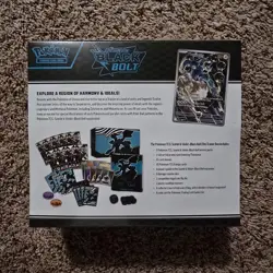Pokemon Scarlet & Violet Black Bolt Elite Trainer Box TCG Thundurus - Image 2