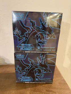 NEW(2X) Phantasmal Flames Pokemon Center Elite Trainer Box ETB Set of 2 - Sealed - Image 1