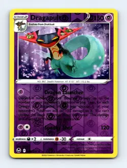 Dragapult - Silver Tempest 089/195 - Reverse Holo - Holo Rare - NM - Pokemon TCG - Image 1