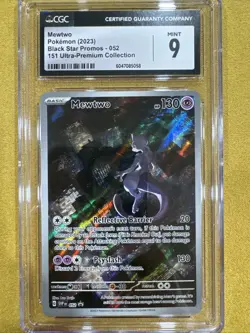 Pokemon Mewtwo Promo 052 CGC Mint 9 - Image 3