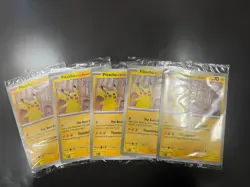 Pokemon Pikachu At The Museum x Natural History London Jumbo Card - Sealed x5 - Image 1