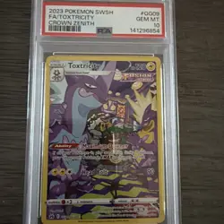 Pokemon TCG 2023 Crown Zenith Toxtricity Full Art #GG09 PSA 10 Gem MT - Image 3