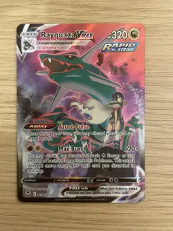 Pokemon Rayquaza VMAX (Trainer Gallery) Ultra Rare Silver Tempest TG20/TG30 - Image 1